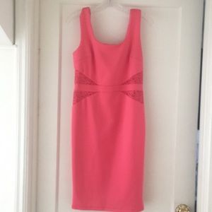 Lulu's pink midi dress